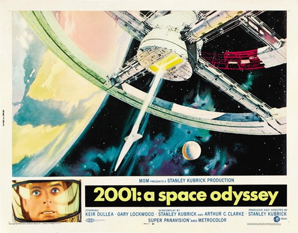 2001年宇宙の旅（1968年）スタンリー・キューブリック映画ポスター復刻