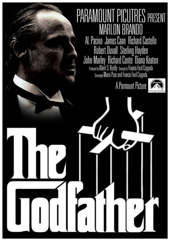 映画 ゴッドファーザー ポスター The Godfather 1972 ゴッドファーザー 1972年 マーロン・ブランド ビンテージ映画