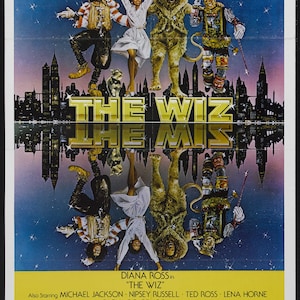El póster de la película de culto wiz Diana Ross 1978 reimprime 18x12 pulgadas aprox.