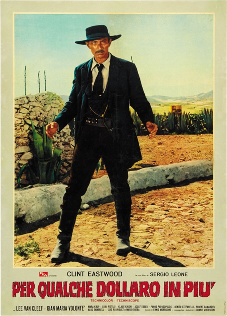 Two Mules for Sister Sara Clint Eastwood cult movie poster print 1970