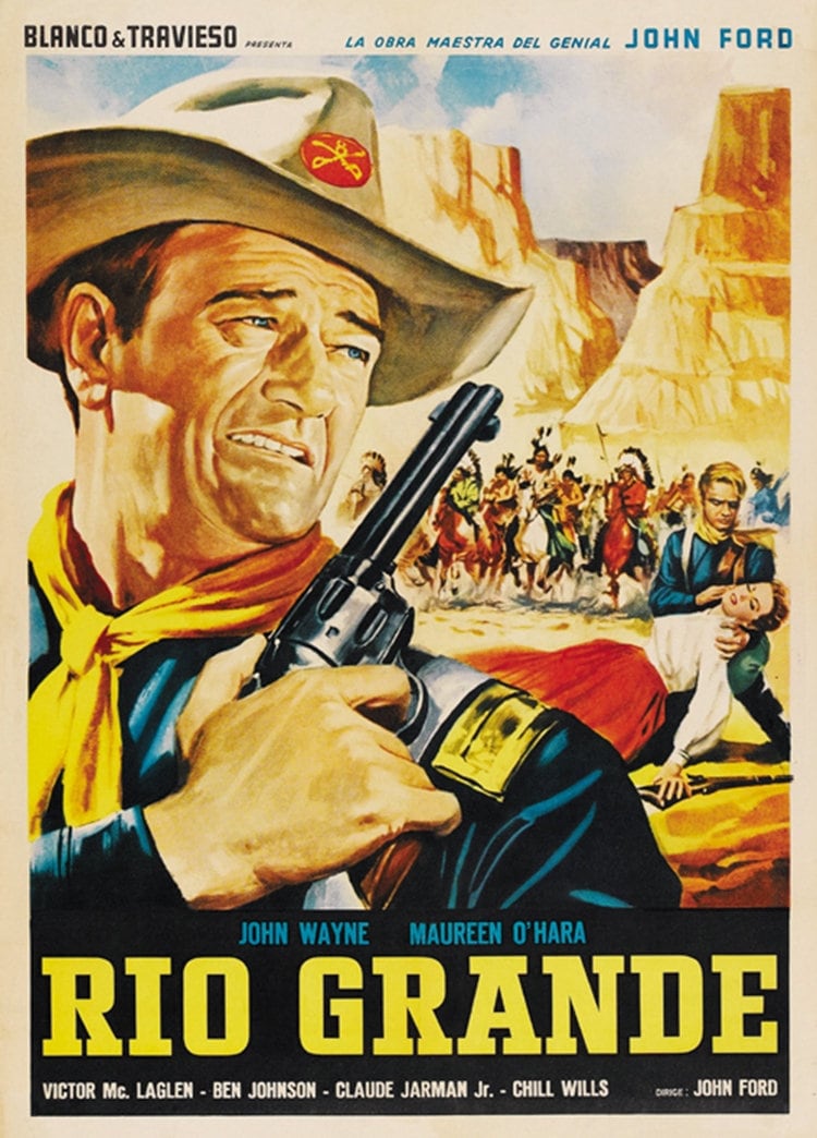 Rio Grande 1950 John Wayne Maureen O Hara Cult Western Etsy Rio Grande 1950 John Wayne Maureen O Hara Cult Western Etsy