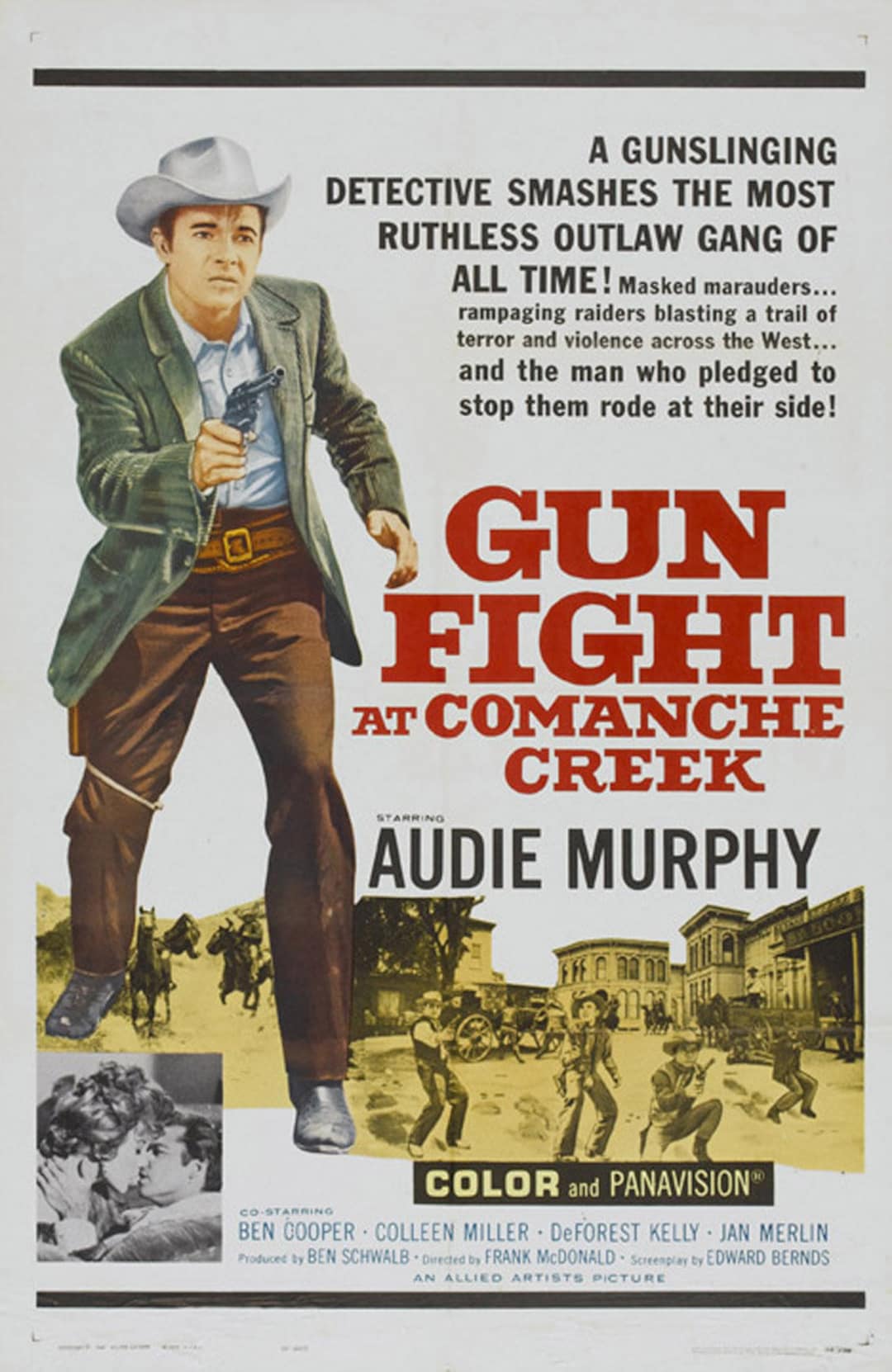 コマンチ・クリークの決闘（1963年）オーディ・マーフィ映画ポスター