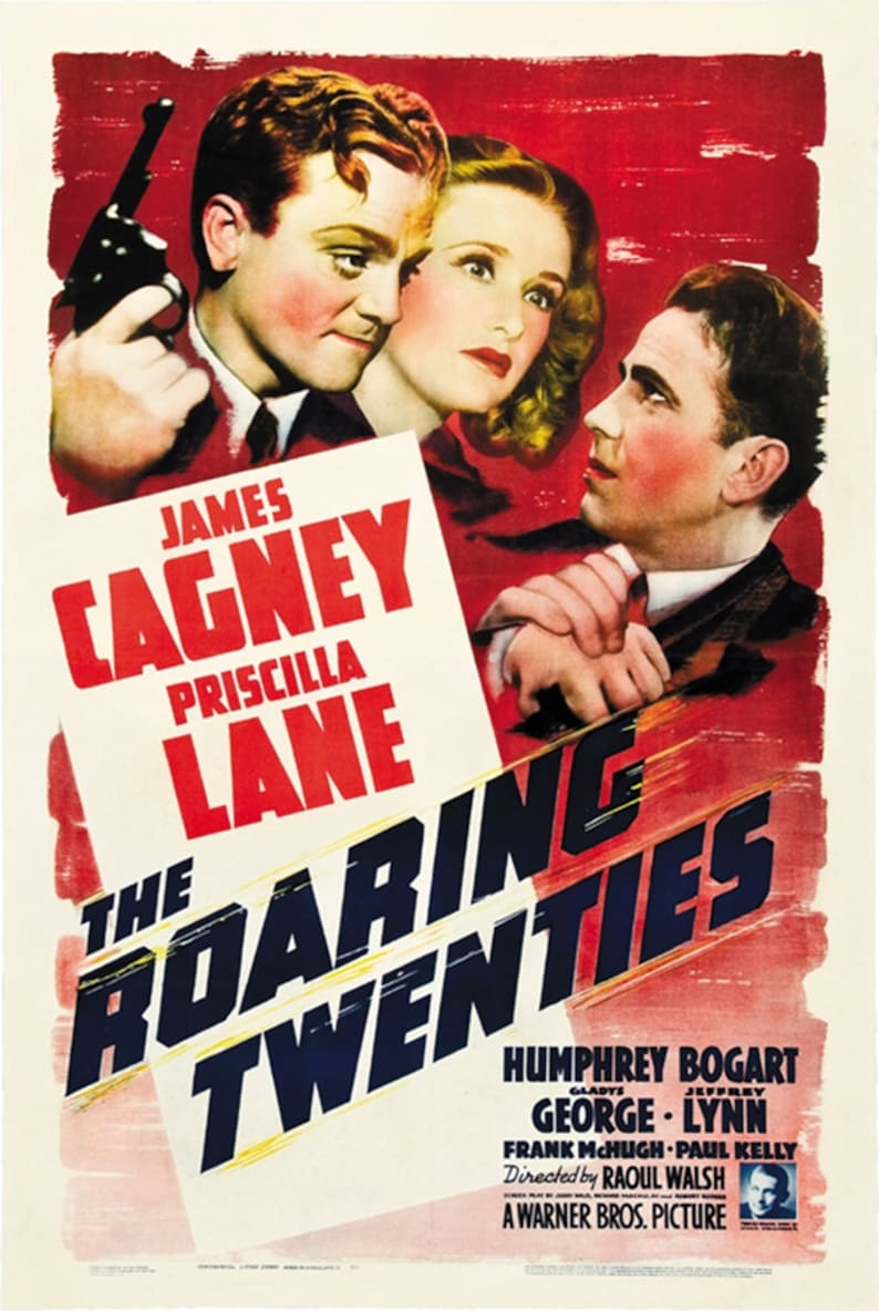 The Roaring Twenties 1939 James Cagney Humphrey Bogart Movie | Etsy