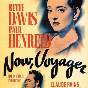 Now, Voyager (1942) Bette Davis movie poster reprint 18x12 inches approx.