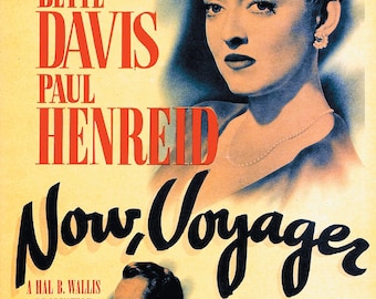 Now, Voyager (1942) Bette Davis movie poster reprint 18x12 inches approx.