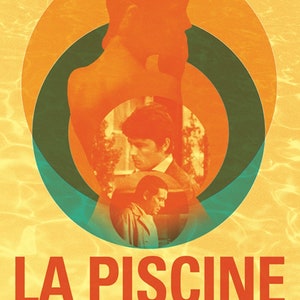 La piscine - La piscina 1969 Alain Delon Romy Schneider cartel de la película reimpresión 24x34 pulgadas