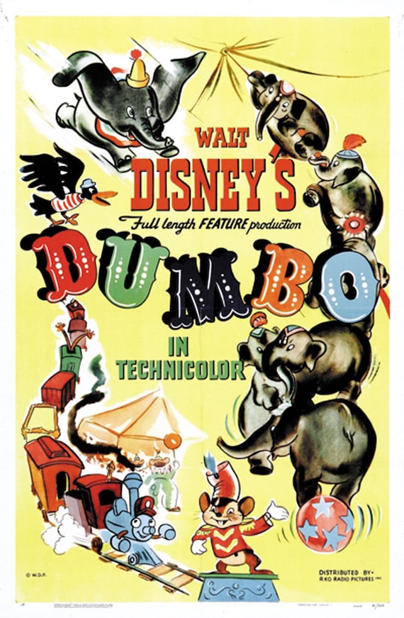 ディズニー ピン HOA ヒストリー オブ アート ダンボ 1941 レア ダンボ 1941年ディズニー映画漫画ポスター復刻版 約18x12インチ - Etsy