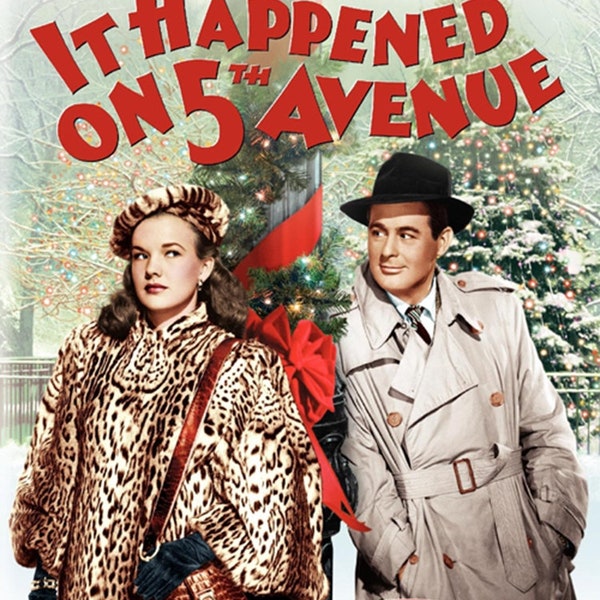 It Happened on Fifth Avenue (1947) cult Ann Harding movie poster reprint 18x12 inches approx.