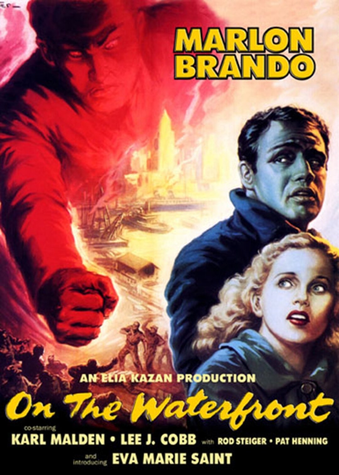 2024年最新海外 波止場 (1954) マーロン・ブランドのカルト映画ポスター復刻版 その他