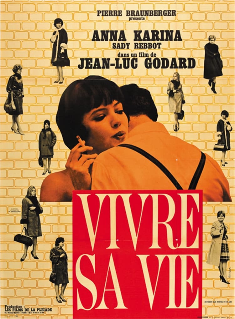 2004年 ゴダール映画ポスター ゴダール監督作】映画「気狂いピエロ」フランス版ポスター