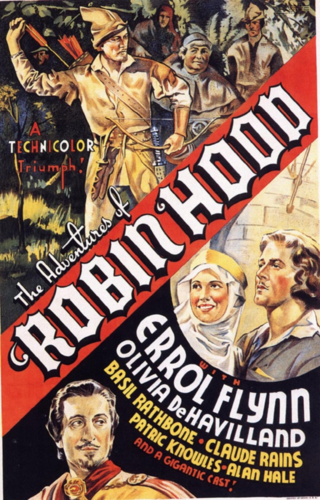 The Adventures Of Robin Hood Movie Poster The Adventures Of Robin Hood Movie Poster