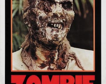 Zombie (1979) Lucio Fulci  horror movie poster reprint 24x36 inches