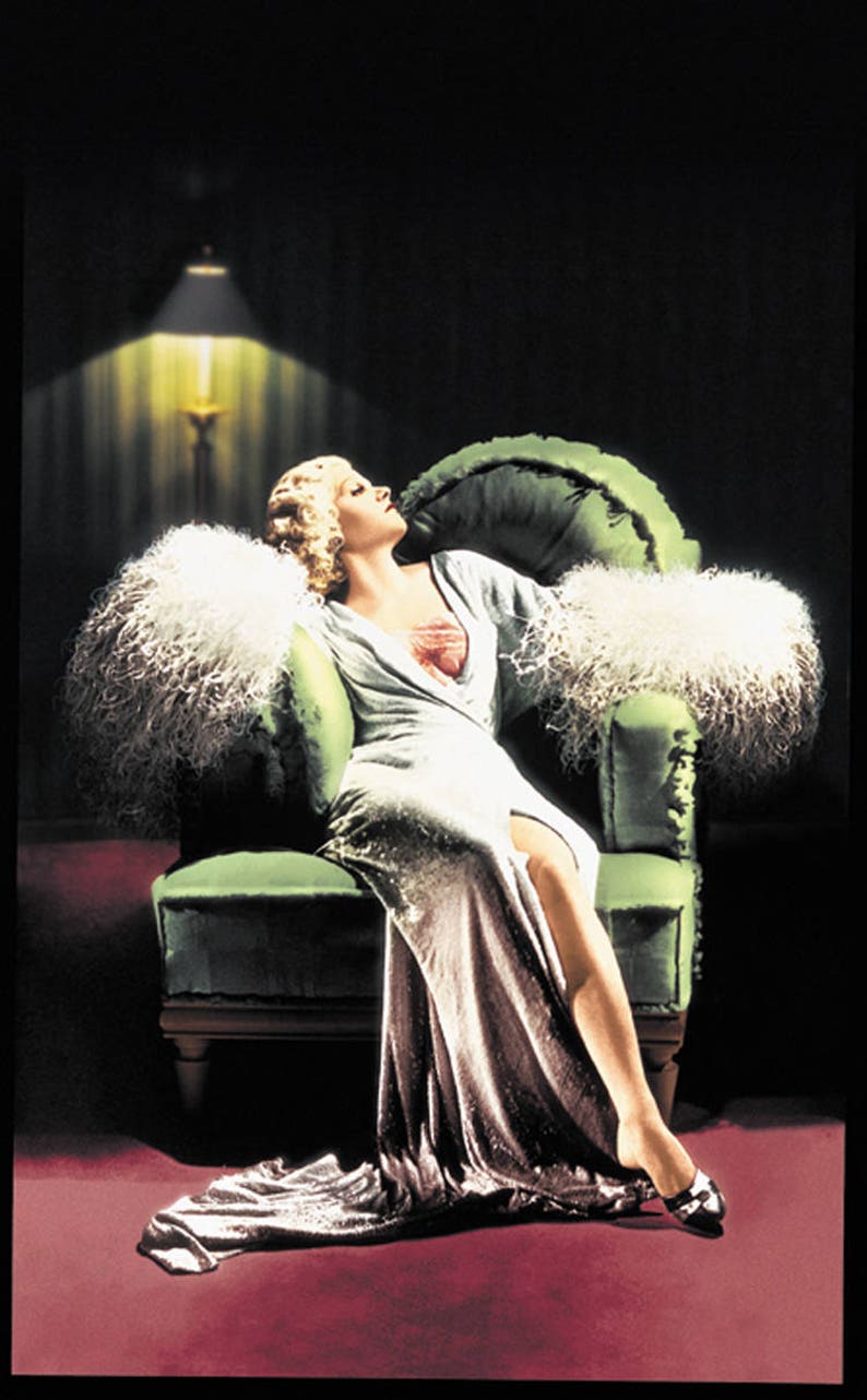 Dinner at Eight Jean Harlow (1933) Vintage Movie Poster Reprint 18x12 ...