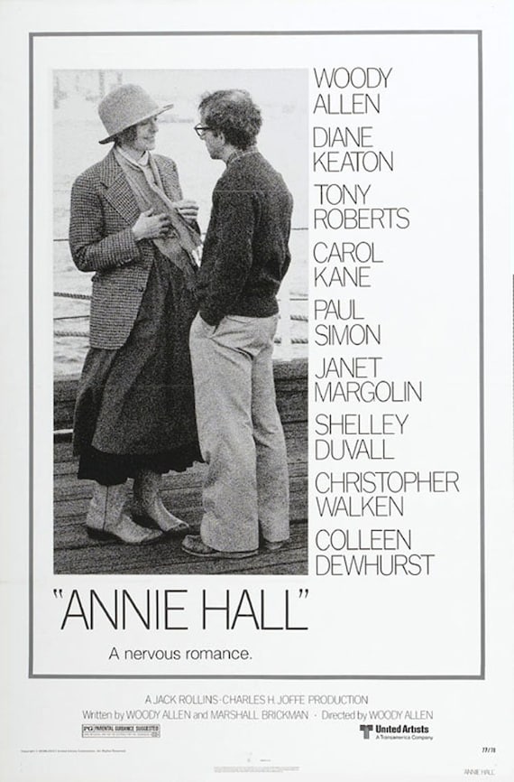 【 大感謝セール】 アニー・ホール ビンテージ映画ポスター ウディ・アレン 1977 その他