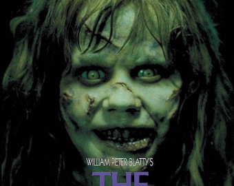 The Exorcist (1973) Linda Blair Horror movie poster reprint 18x12 inches approx.