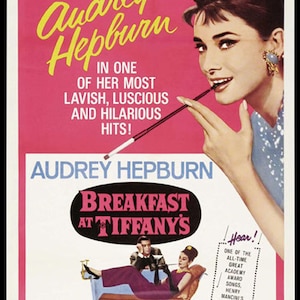 Breakfast at Tiffany&#39;s Movie poster 18x12 inches approx.
