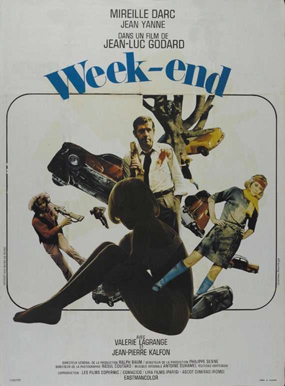 ウィークエンド (1967) ジャン・リュック・ゴダール ビンテージ