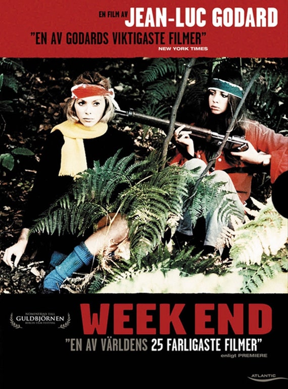 希少ヴィンテージポスター『ウィークエンド』1967年フランス版大判ポスター 希少ヴィンテージポスター『ウィークエンド』1967年フランス版