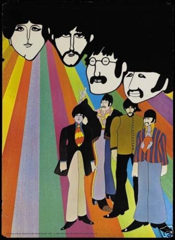 THE BEATLES ビートルズ B2　映画 ポスター イエローサブマリン 楽天市場】【送料無料】ビートルズ ポスター BEATLES ザ