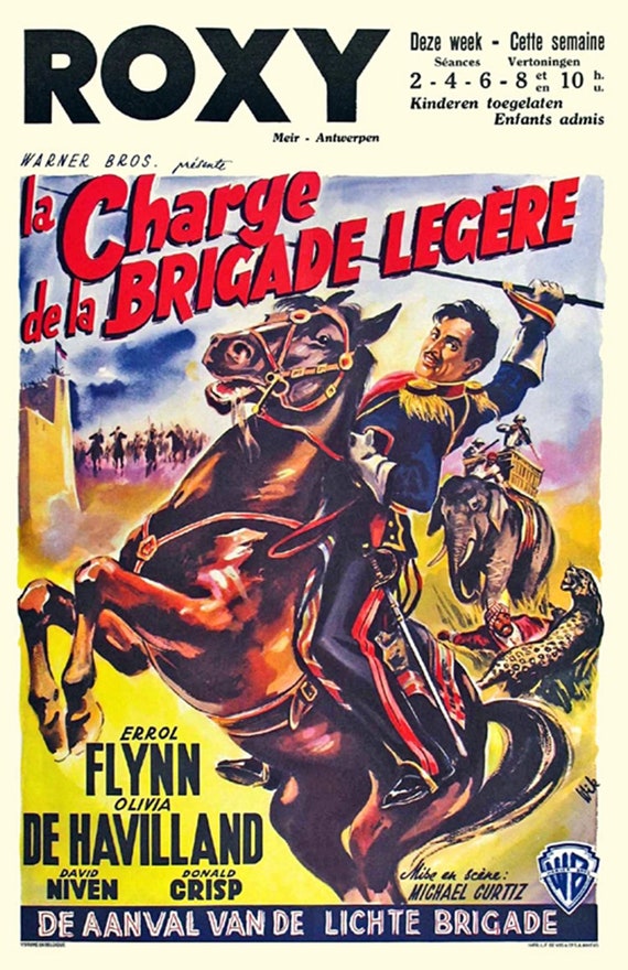 The charge of the light brigade Errol Flynn poster print 13