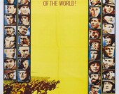 史上最大の作戦 (1962) ジョン・ウェイン映画ポスター復刻版 約18x12