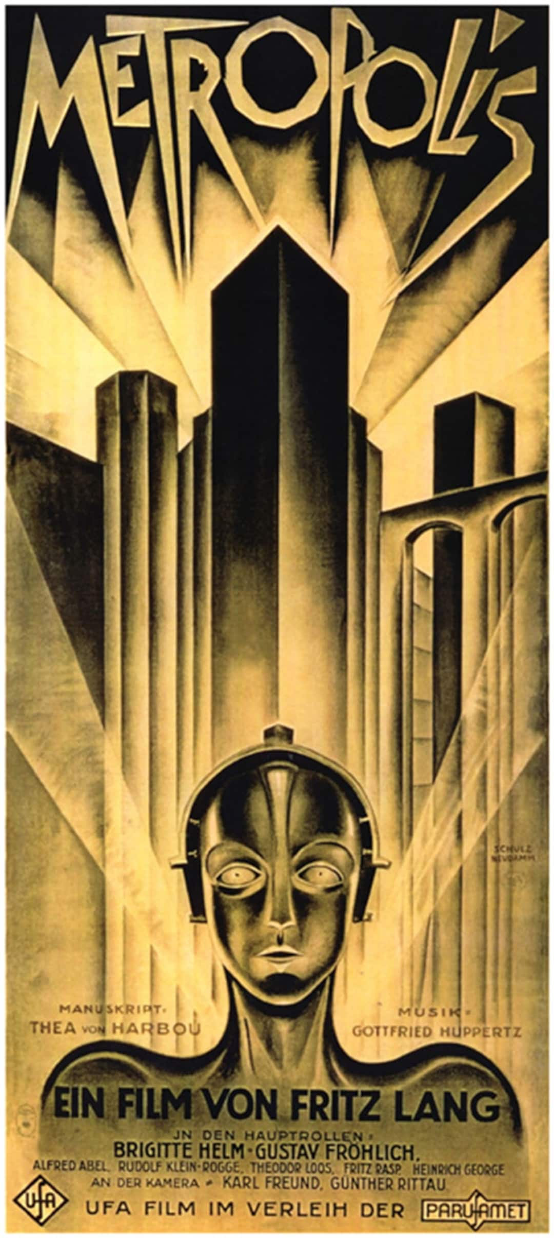 メトロポリス フリッツ・ラング (1927) ビンテージ スタイル 映画