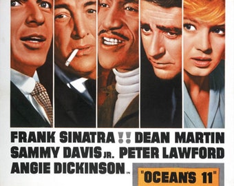 オーシャンズ11 1960年 フランク・シナトラ カルト映画ポスター