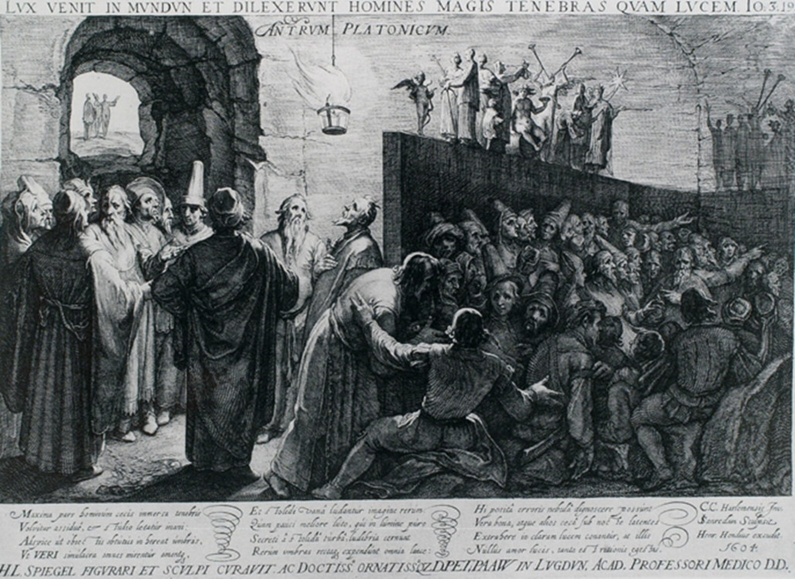Plato Allegory of the Cave by Jan Saenredam 15651607 Art Print 18x12 ...