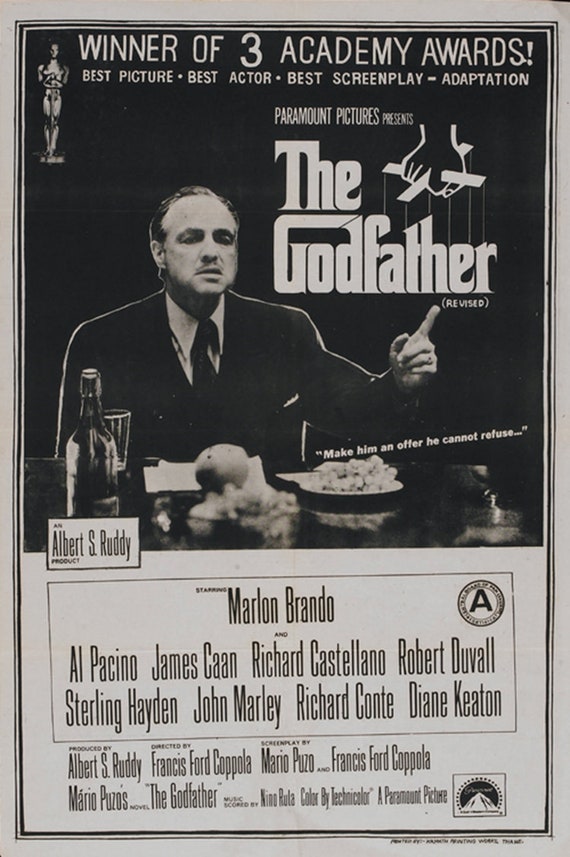 The Godfather Movie Posters The Godfather Movie Posters
