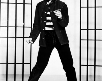 Ristampa del poster del film Elvis Presley Jailhouse Rock 1957 18 x 12 pollici circa.