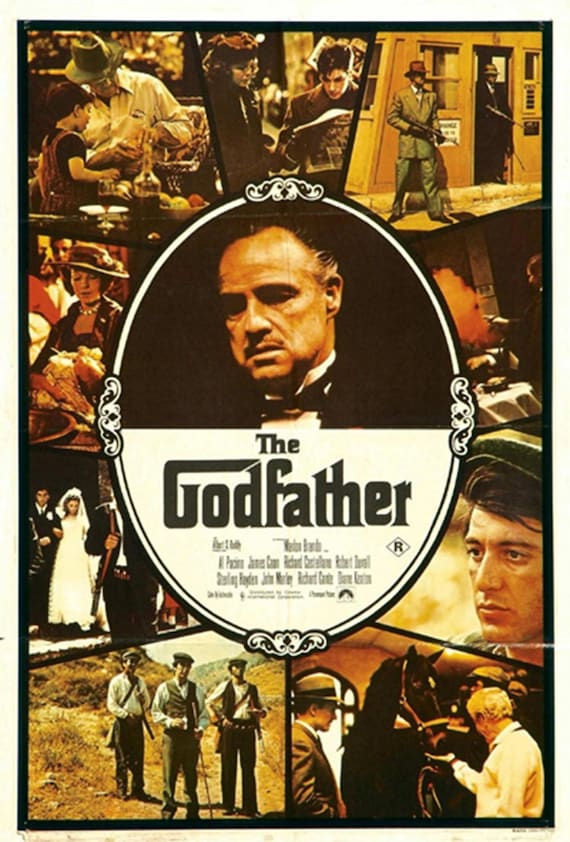 ゴッドファーザー』The Godfather 映画ポスター アートフレーム