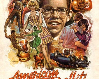 アメリカン・グラフィティ (1973) ロン・ハワード映画ポスター