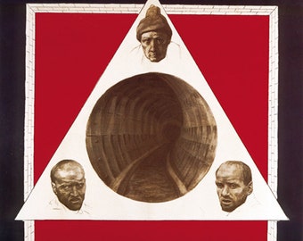 Locandina del film Andrei Tarkovski Stalker (1979) ristampa 24 x 33 pollici
