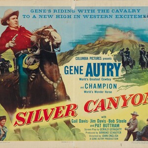 Silver Canyon (1951) Gene Autry Cult Western movie poster reprint 24x31 inches