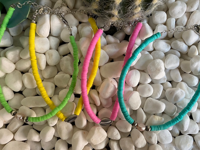 neon jewelry - Colorful anklet Anklet for summer Summer jewelry Chose your color and your finish