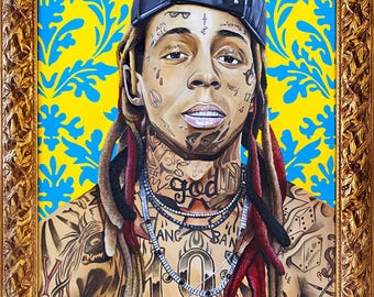 Lil'Wayne Portrait Painting Art