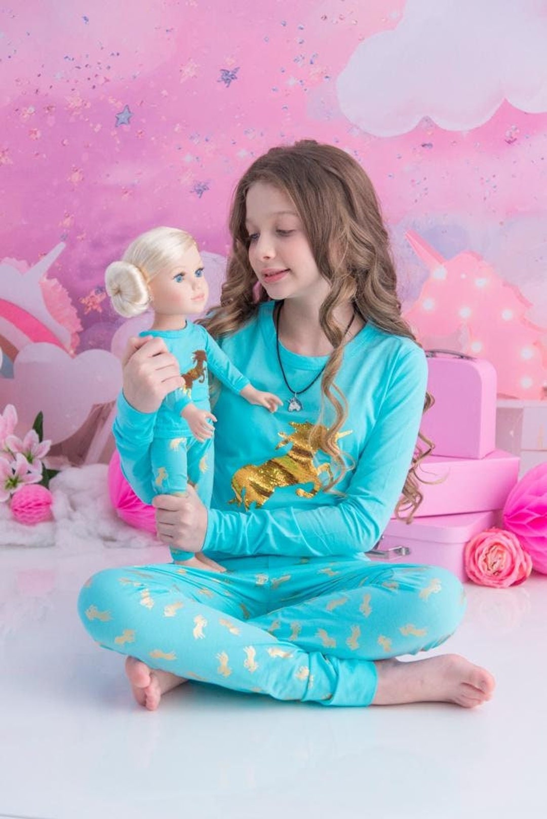 激レア‼️FINDING_UNICORN Crybaby Pajama Party PAJAMA PARTY CRYBABY Set from Molly x Finding Unicorn