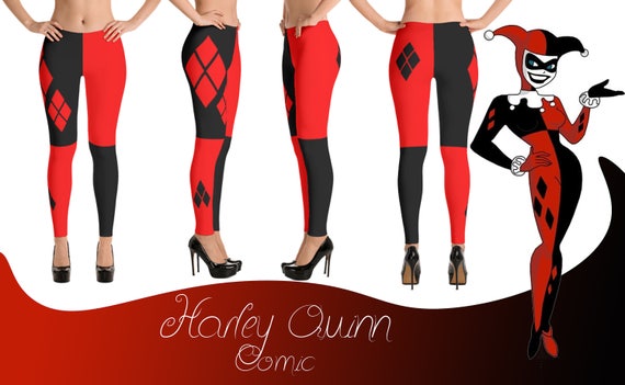 Harley Quinn DC Comic Jester Black and 