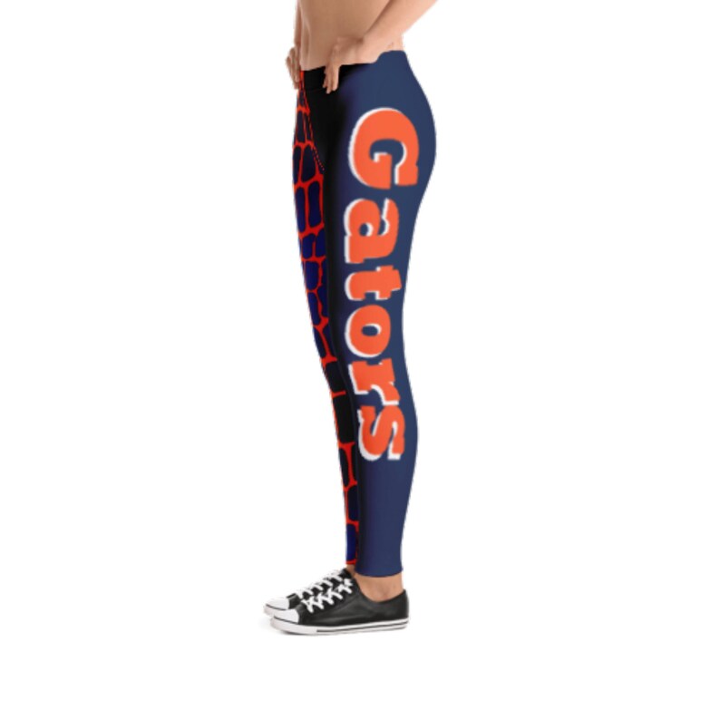 Florida Gators College Football Gator Print Women Leggings Etsy