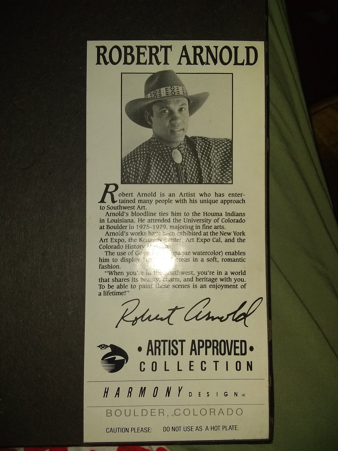 Robert Arnold Southwest Pueblo House on Tile Hand Signed Etsy