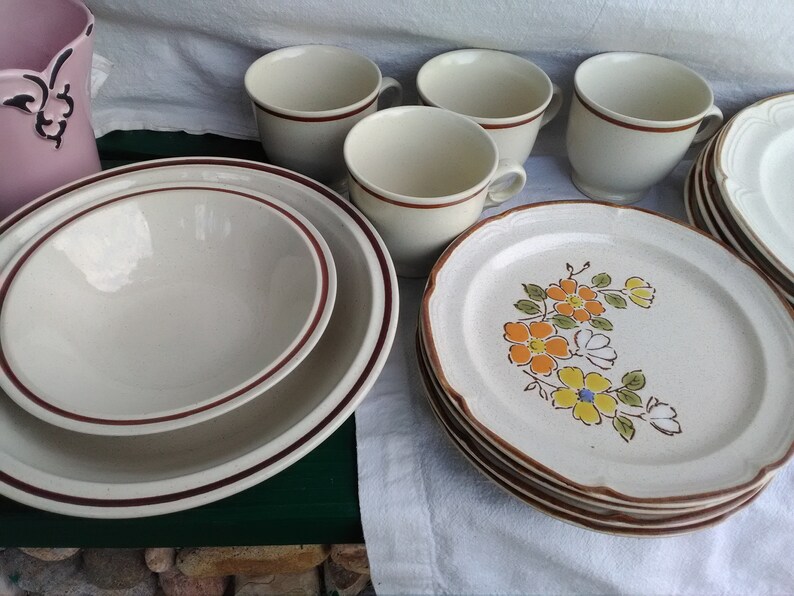 More Hearthside Floral Stoneware A Set for Four