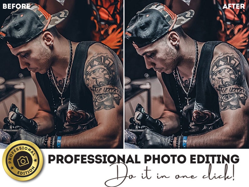 16 TATTOO Artist Presets LIGHTROOM mobile & Desktoptattoo Etsy