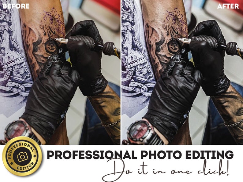 16 TATTOO Artist Presets LIGHTROOM mobile & Desktoptattoo Etsy