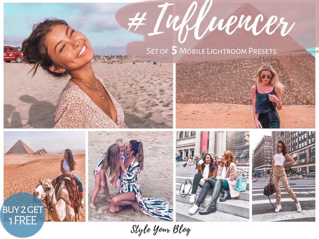 Influencer Mobile Lightroom Presets: Summer Travel Photos (5 .dng) - Etsy