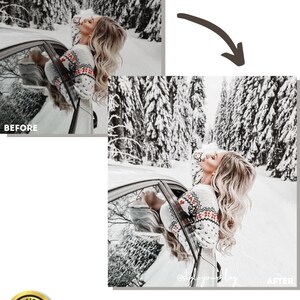 10 WINTER Lightroom Presets Mobile & desktop,winter Lifestyle, Mama Baby preset, moody soft airy bright christmas preset, top snow filter image 3