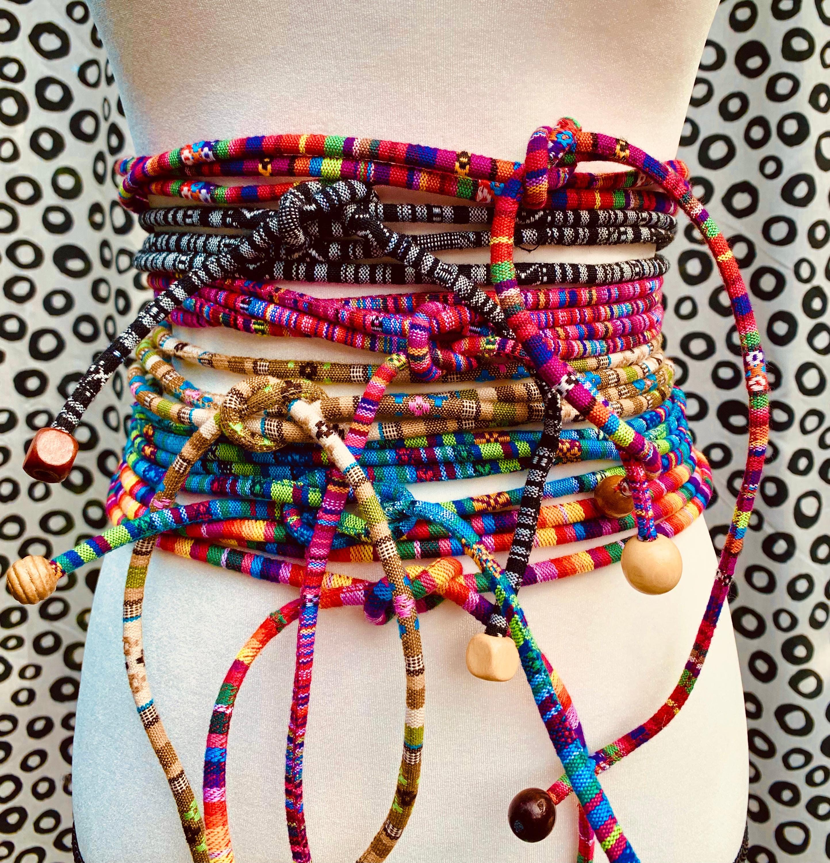 Vintage 1980\'s Rue De Calais Beaded Statement Belt 1980s Beaded Belt - Etsy main image 2