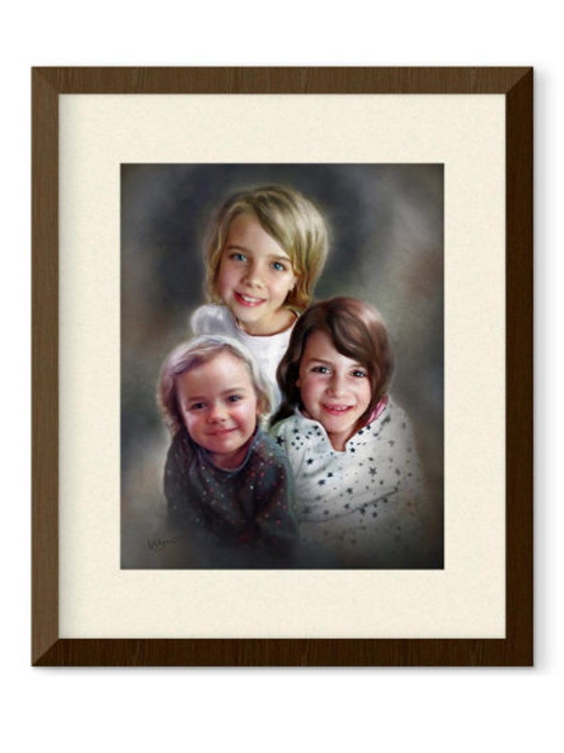 Commissioned Portrait Painting Photorealism Style Pet Portrait Painting image 5