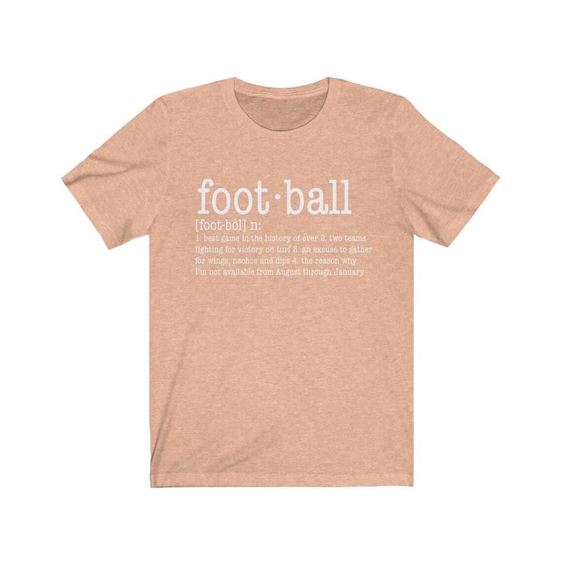 Definition of Football Unisex Jersey Short Sleeve Tee Etsy