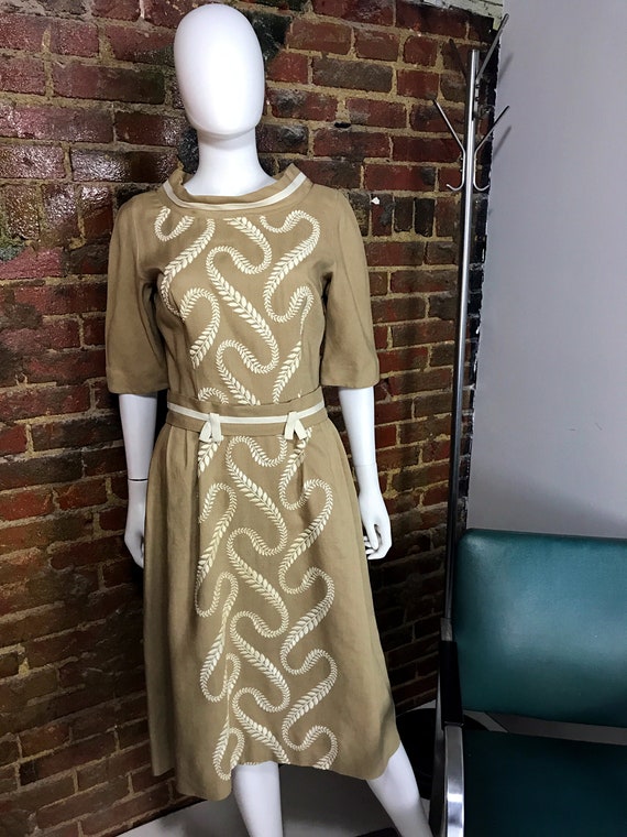 moygashel linen dress