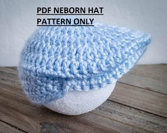 Ivy hat PDF pattern, crochet pattern, baby outfit pattern, baby photo prop, baby photography, crochet hat pattern, crochet clothing pattern